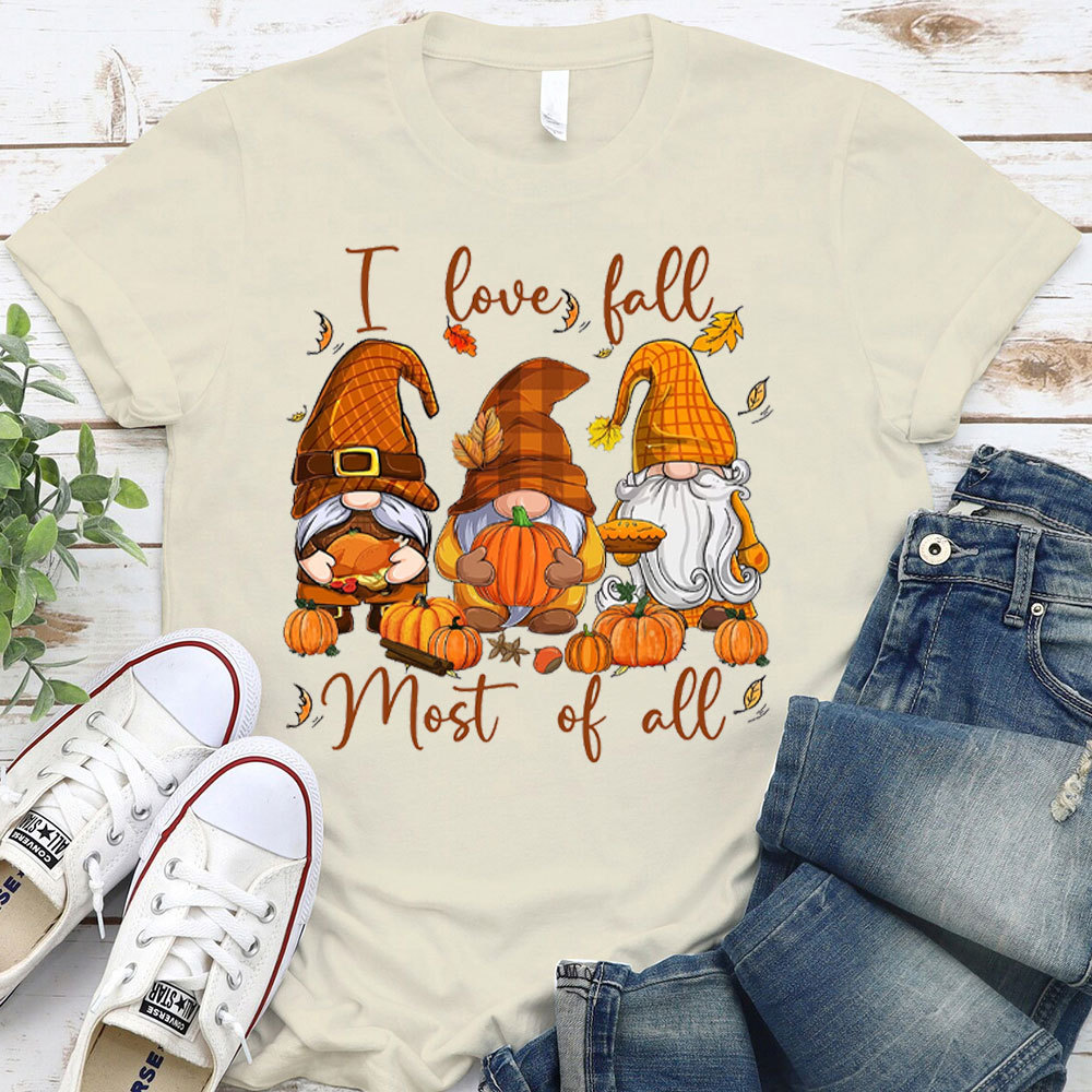 I Love Fall Most Of All Christian T-Shirt