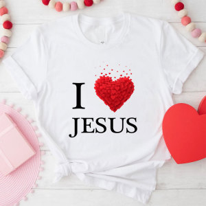 Image of I Love Jesus Christian T-Shirt