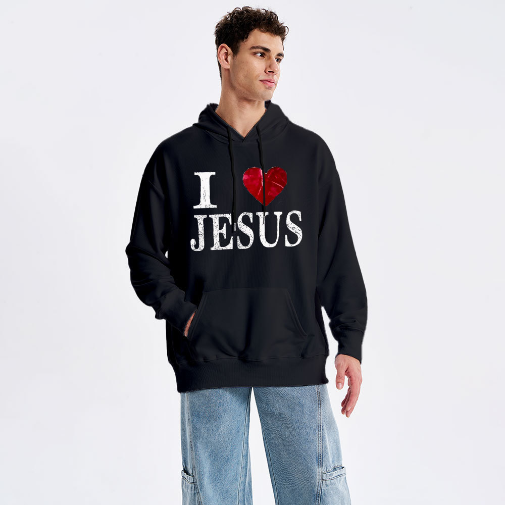 I Love Jesus  Class Christian Hoodie