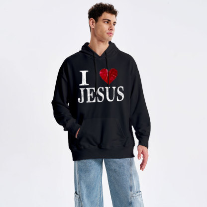 I Love Jesus  Class Christian Hoodie