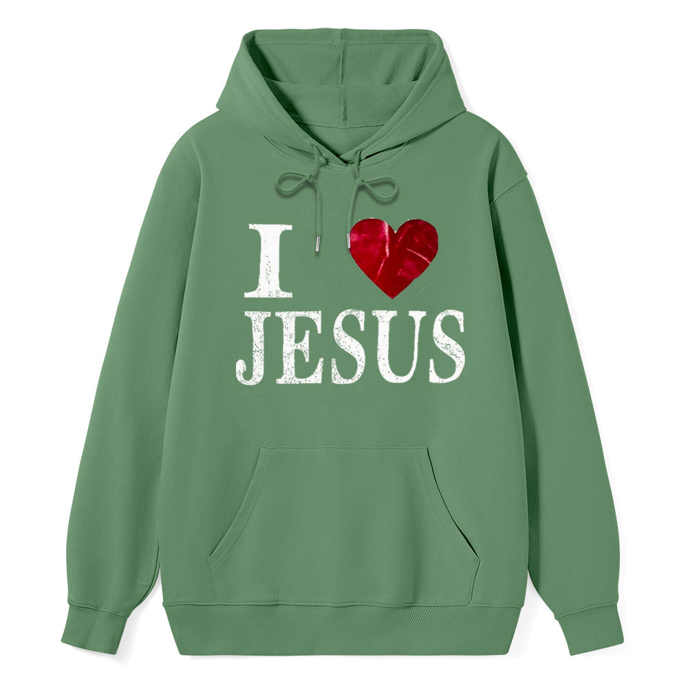 I Love Jesus  Class Christian Hoodie