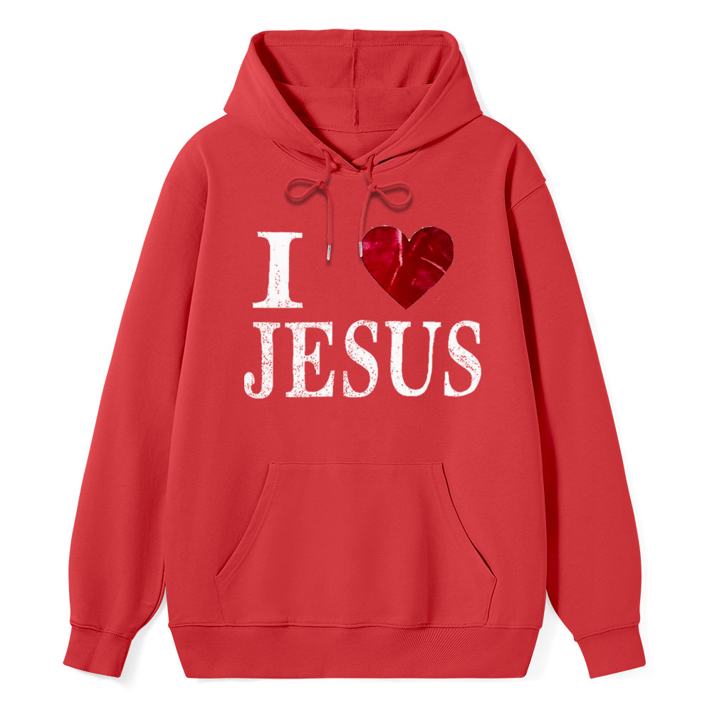 I Love Jesus  Class Christian Hoodie