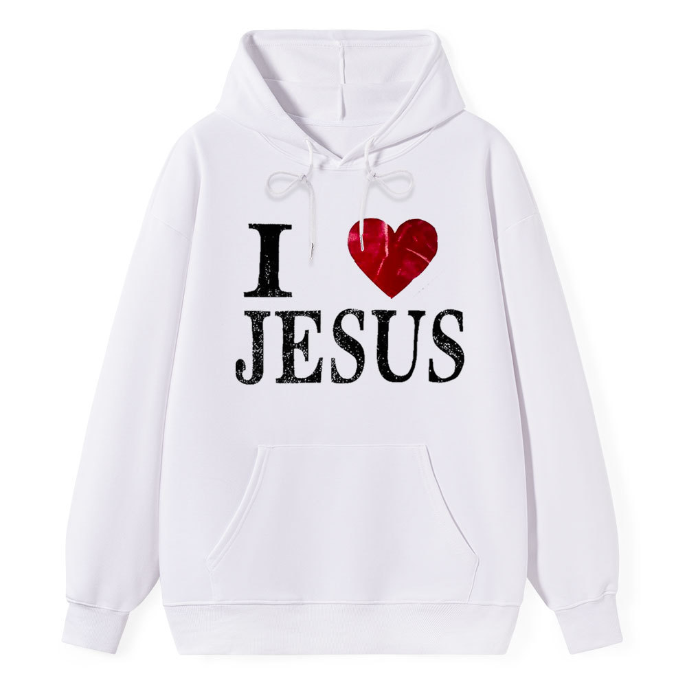 I Love Jesus  Class Christian Hoodie
