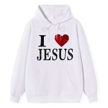 I Love Jesus  Class Christian Hoodie
