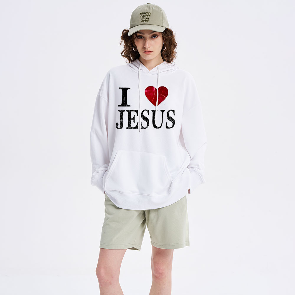 I Love Jesus  Class Christian Hoodie