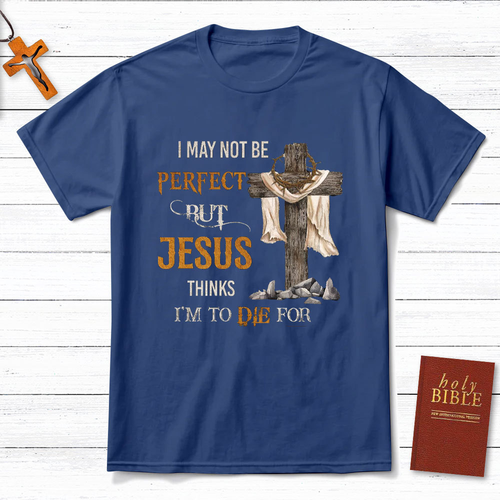 I May Not Be Perfect Christian T-Shirt