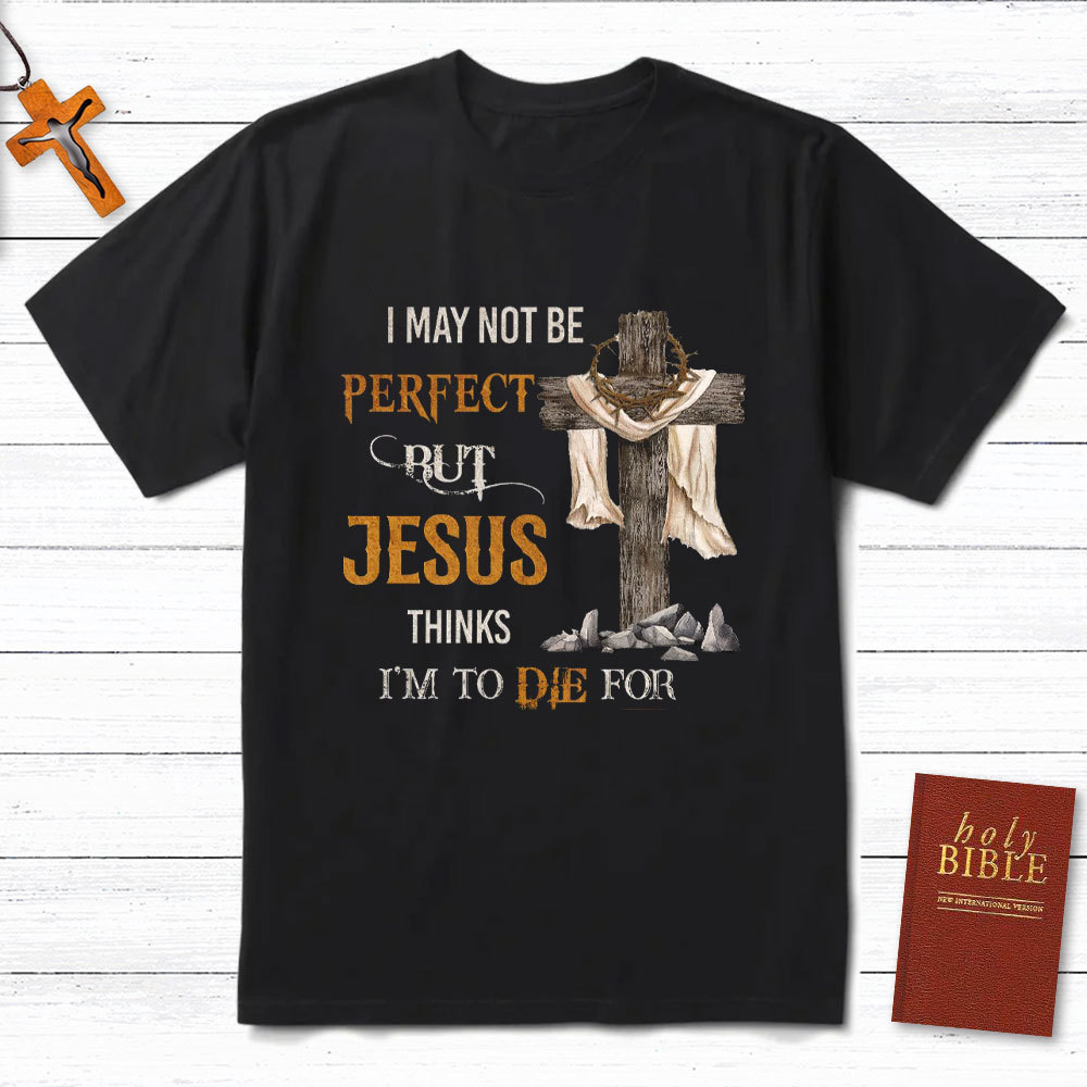 I May Not Be Perfect Christian T-Shirt