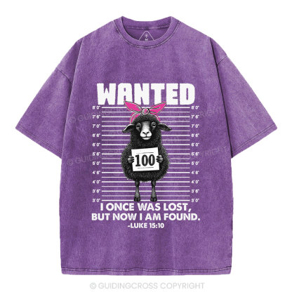 I Once Was Lost But Now I Am Found Funny Christian Washed T-Shirt