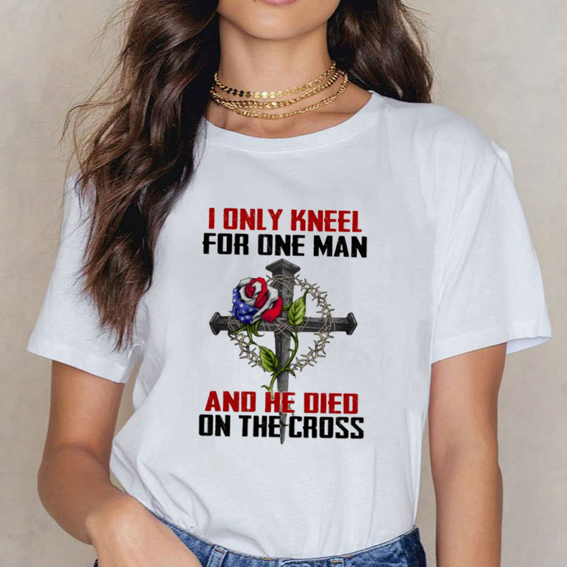 I Only Knee For One Man Christian T-Shirt