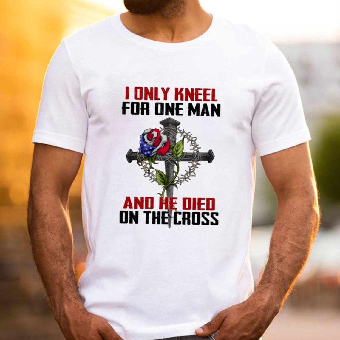 I Only Knee For One Man Christian T-Shirt