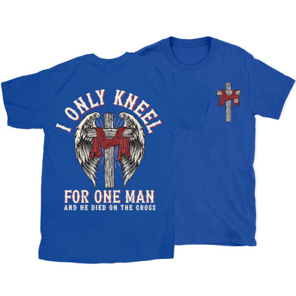 I Only Knee For One Man Christian Washed T-Shirt