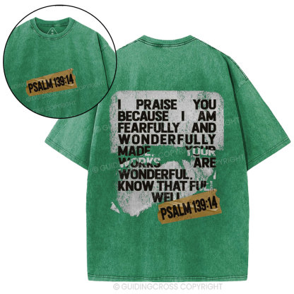 I Praise You Christian Washed T-Shirt