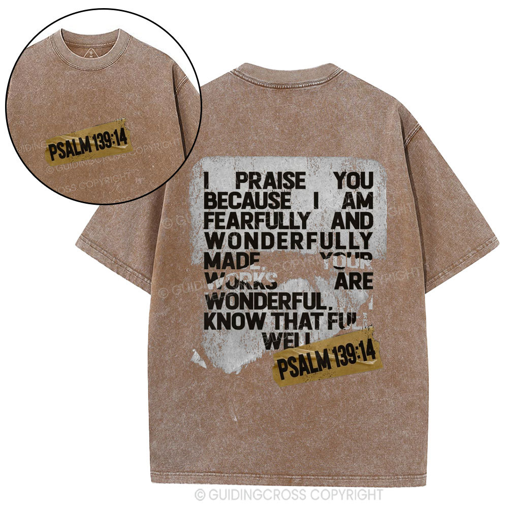 I Praise You Christian Washed T-Shirt