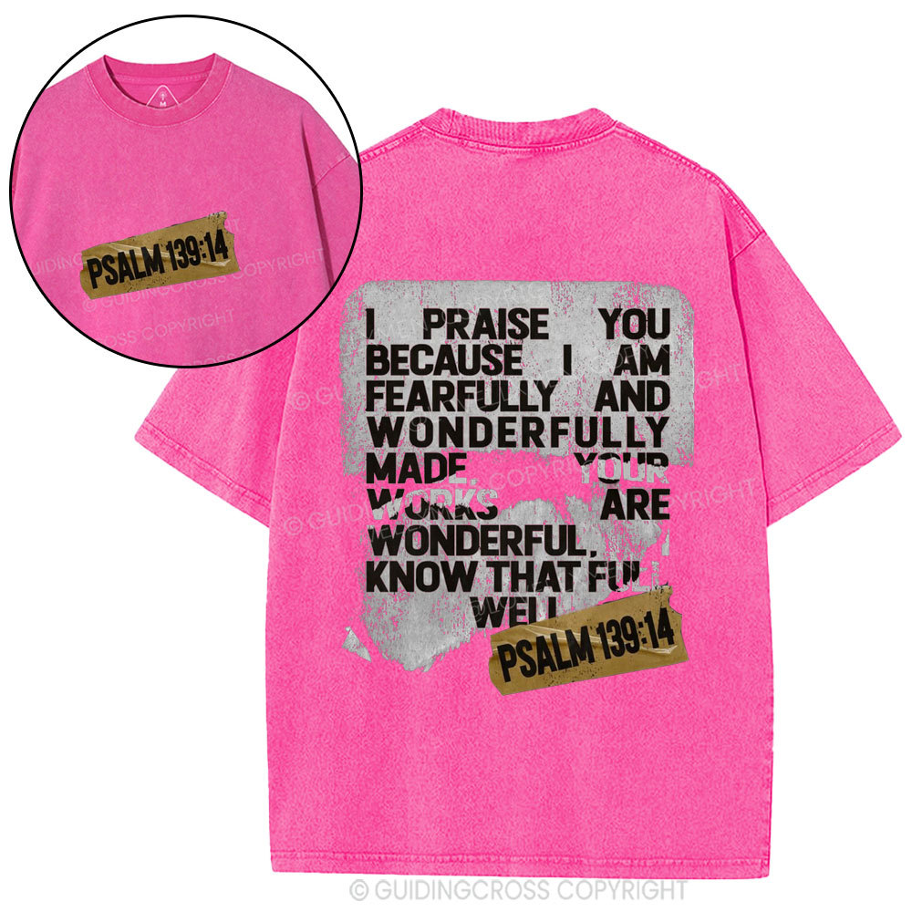 I Praise You Christian Washed T-Shirt