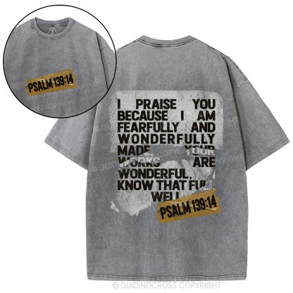 I Praise You Christian Washed T-Shirt