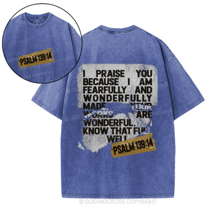 I Praise You Christian Washed T-Shirt