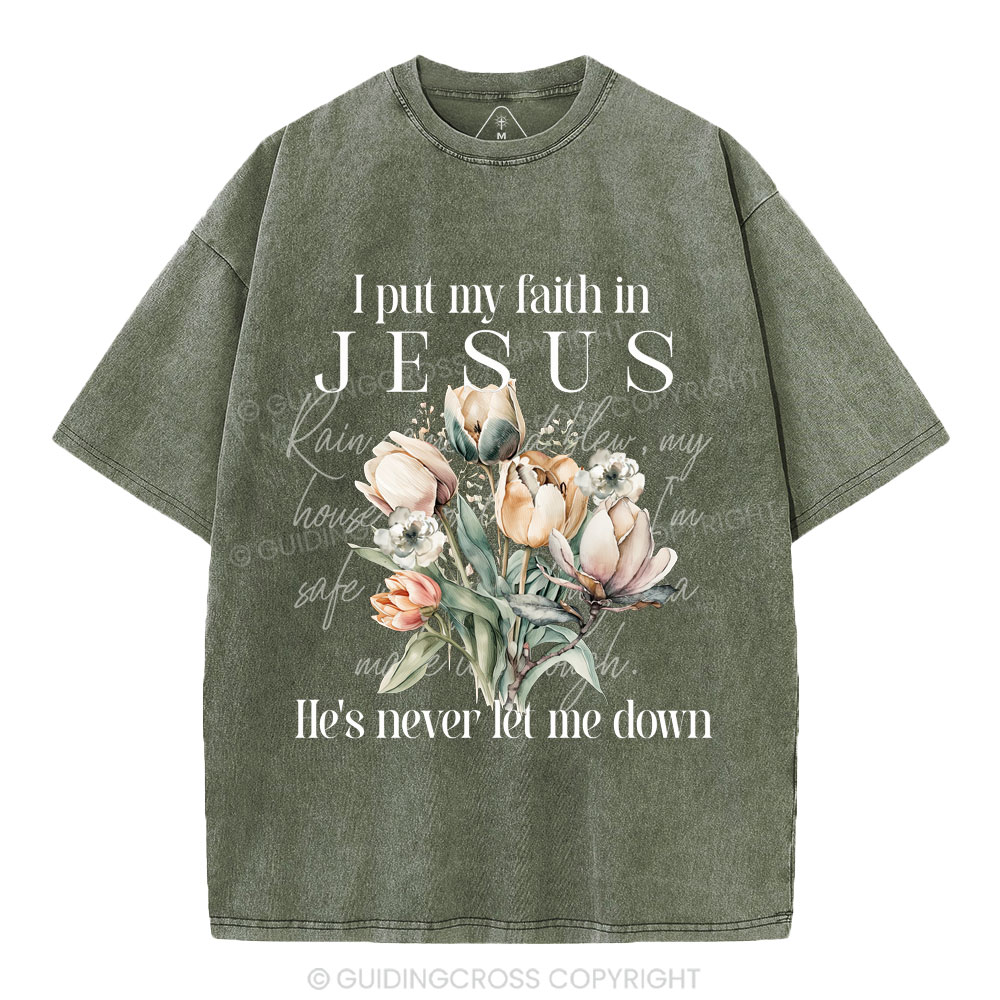 New-Sample Christian Washed T-Shirt Sale - GuidingCross