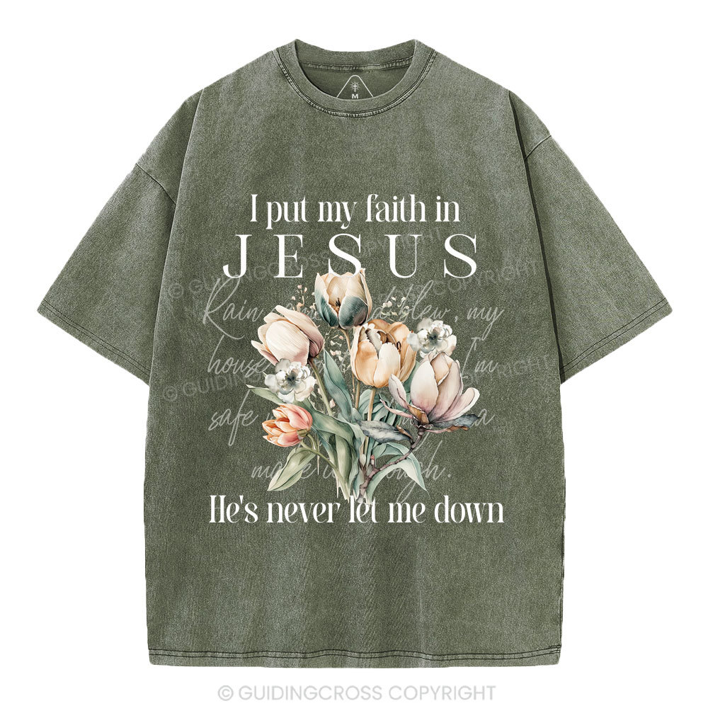 New-Sample Christian Washed T-Shirt Sale - GuidingCross