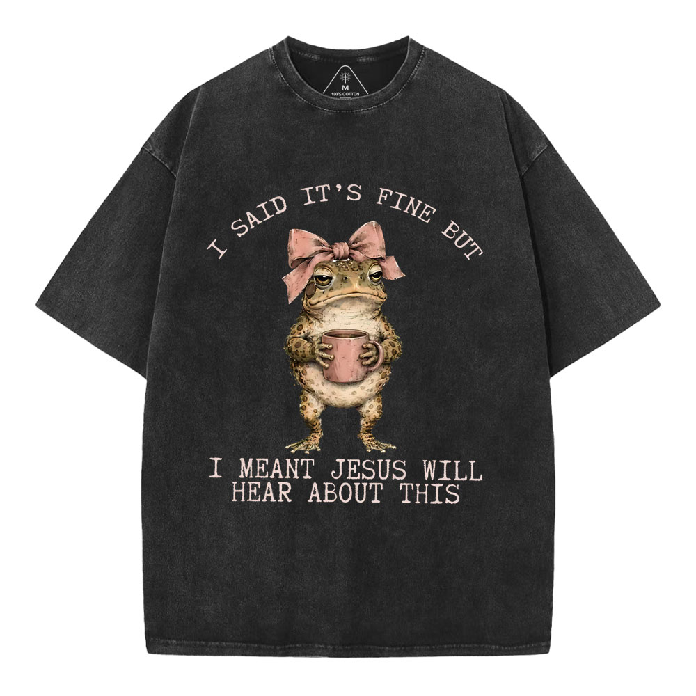 New-Sample Christian Washed T-Shirt双面原件31.95 Sale - GuidingCross
