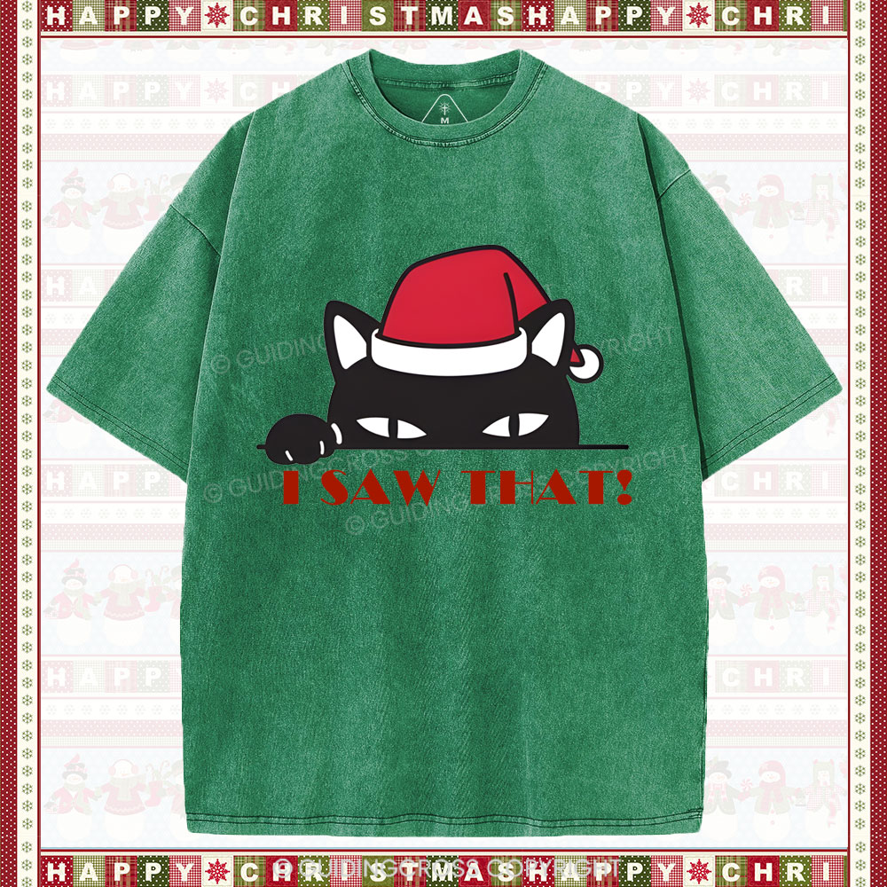 I Saw That!Christian Washed T-Shirt