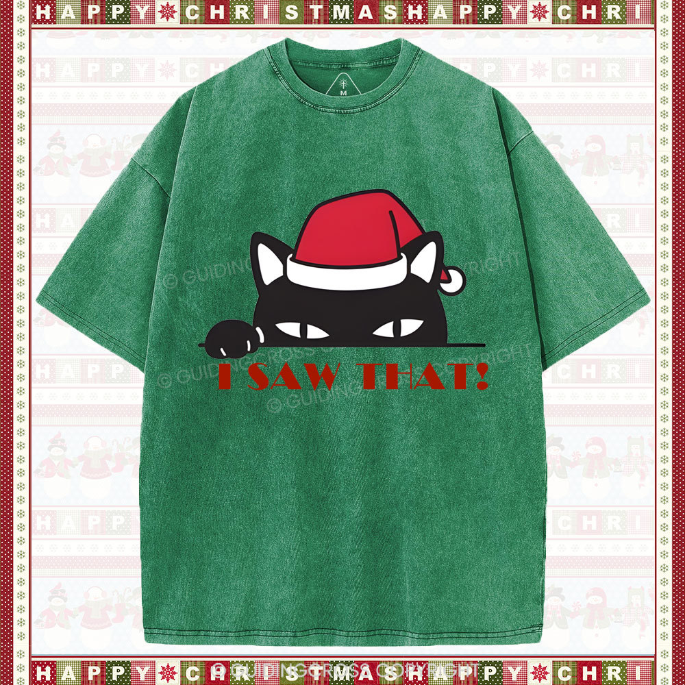 I Saw That!Christian Washed T-Shirt