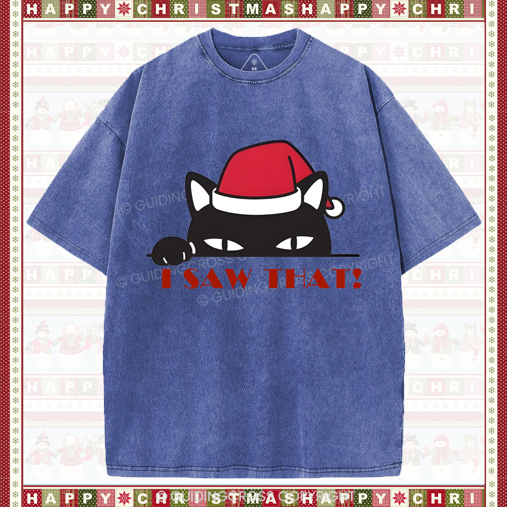 I Saw That!Christian Washed T-Shirt