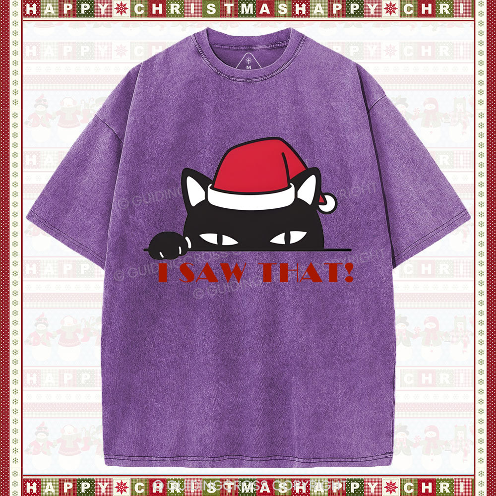 I Saw That!Christian Washed T-Shirt