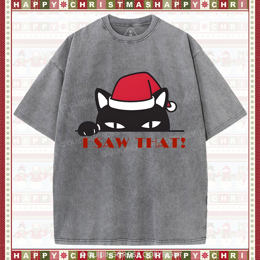 I Saw That!Christian Washed T-Shirt
