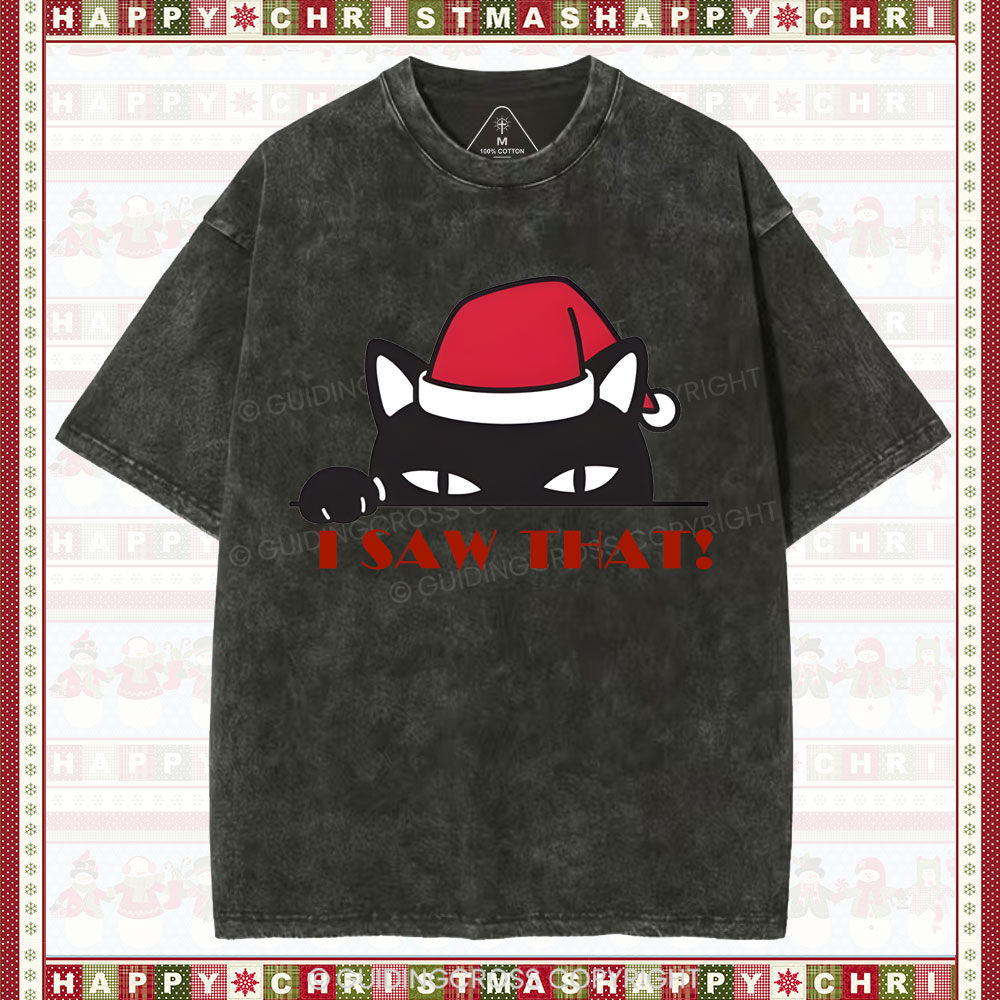 I Saw That!Christian Washed T-Shirt