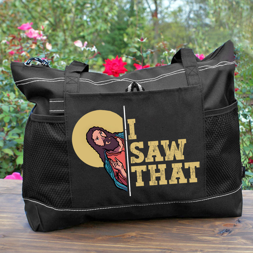 I Saw That Christian Tote Bag 