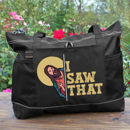I Saw That Christian Tote Bag 
