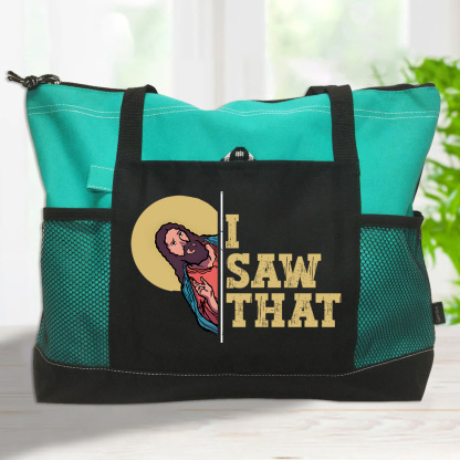 I Saw That Christian Tote Bag 