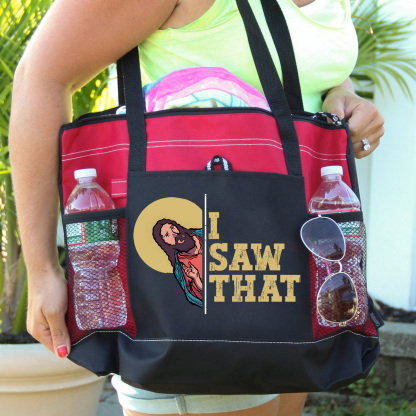I Saw That Christian Tote Bag 