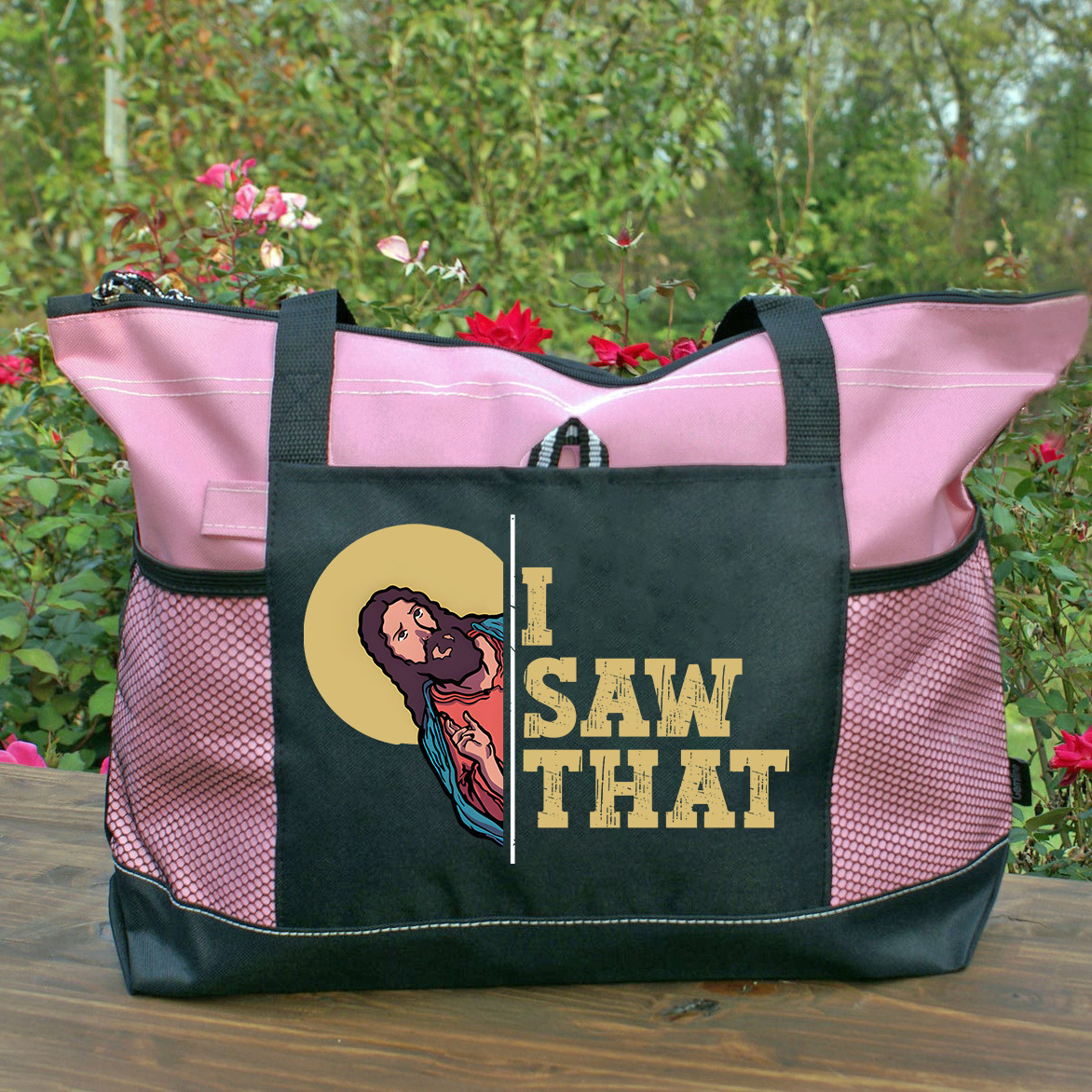 I Saw That Christian Tote Bag 