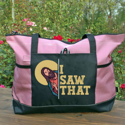 I Saw That Christian Tote Bag 