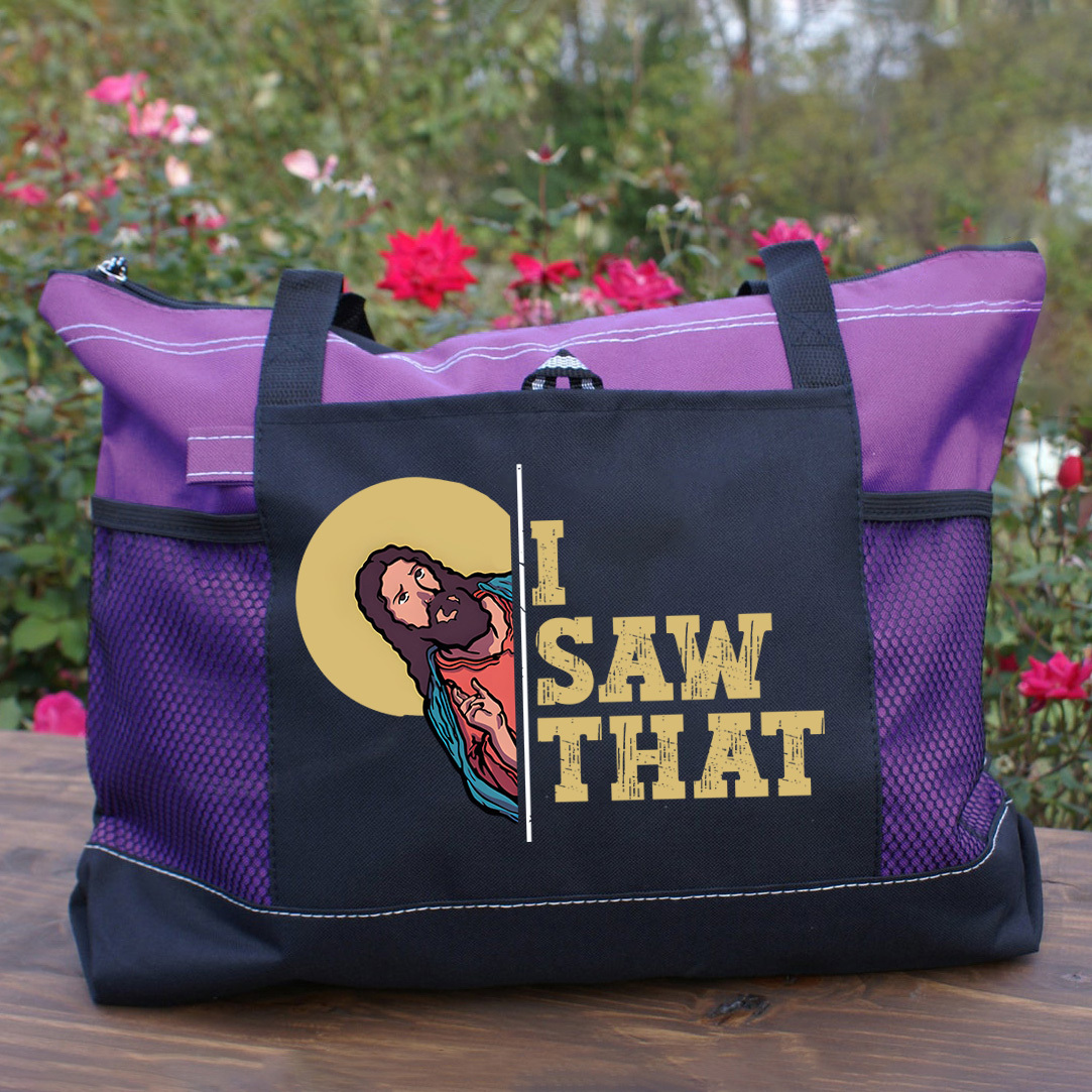 I Saw That Christian Tote Bag 