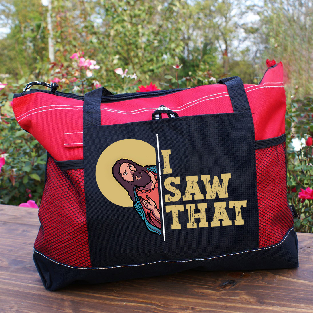 I Saw That Christian Tote Bag 