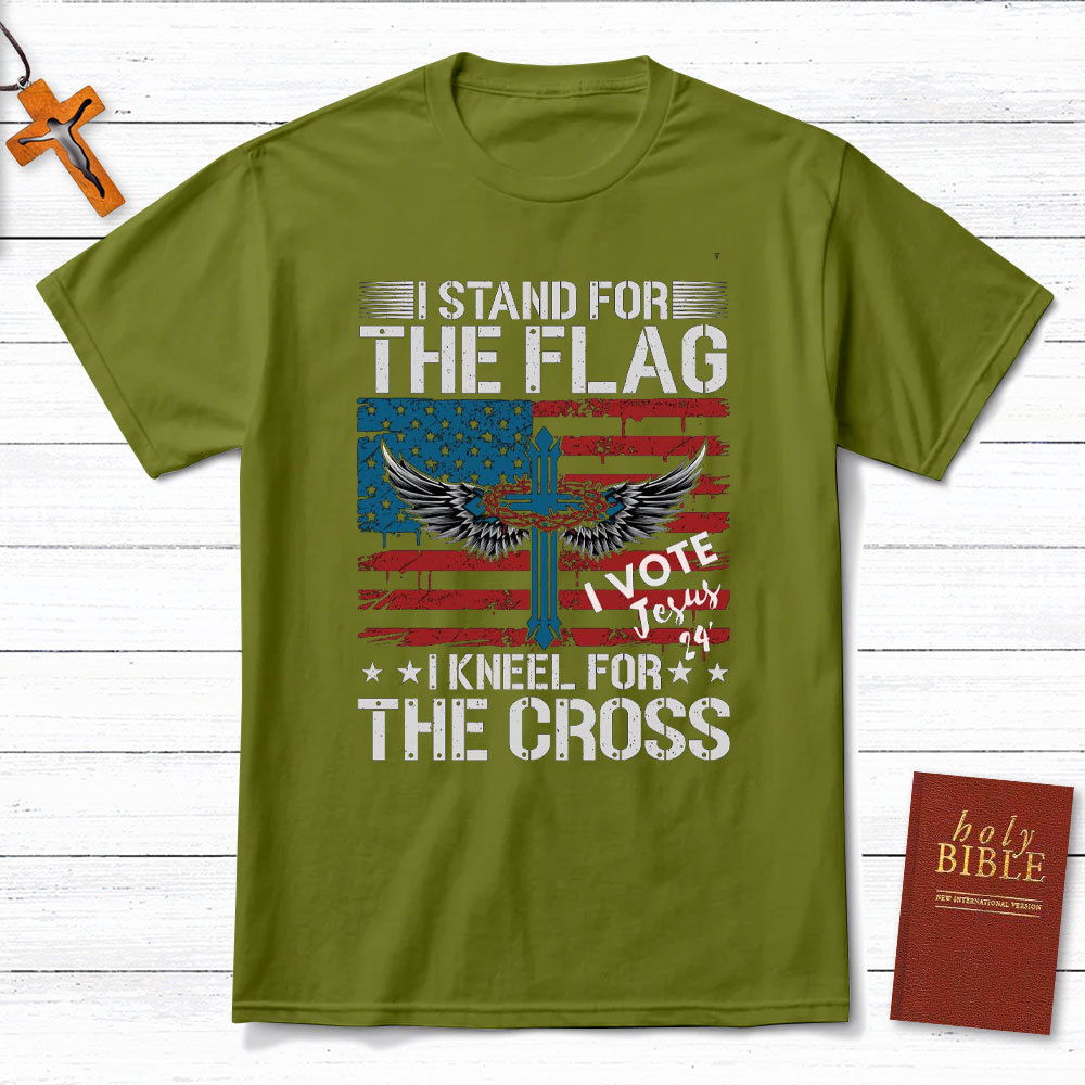 I Stand For The Flag Christian T-Shirt