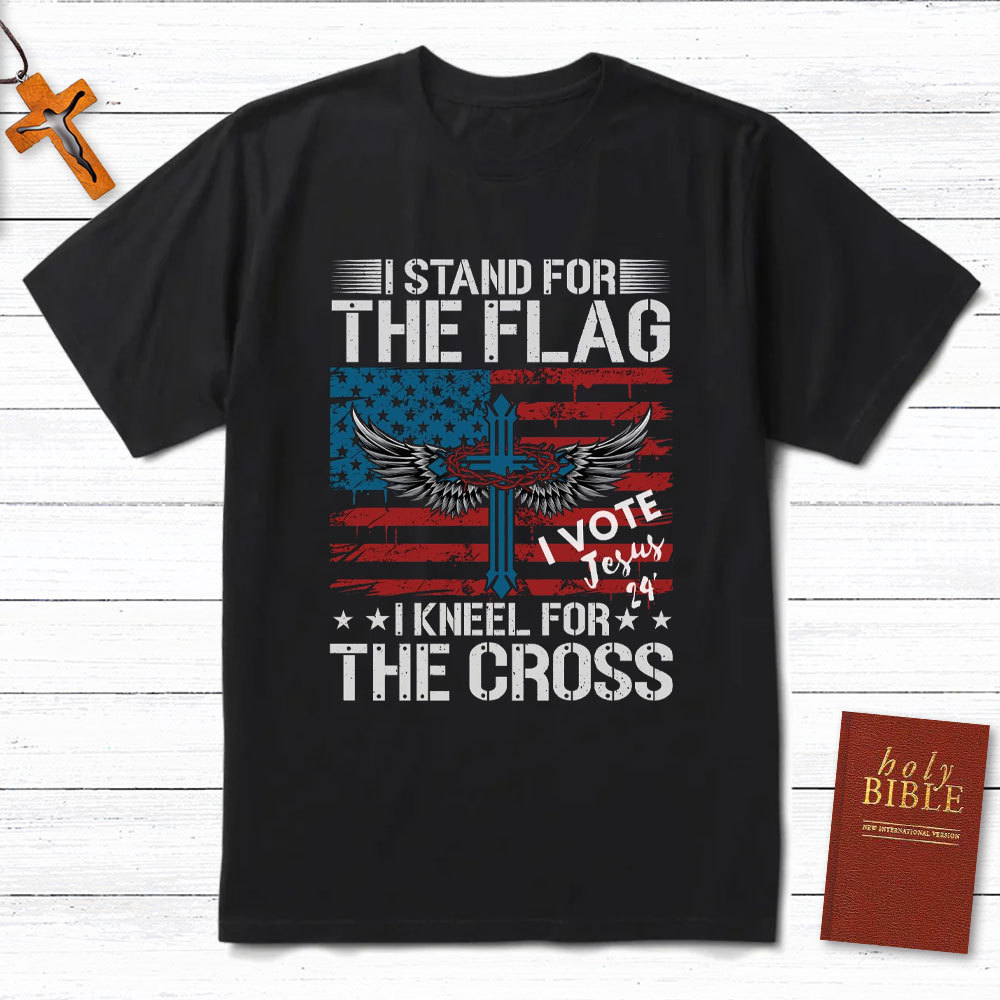 I Stand For The Flag Christian T-Shirt
