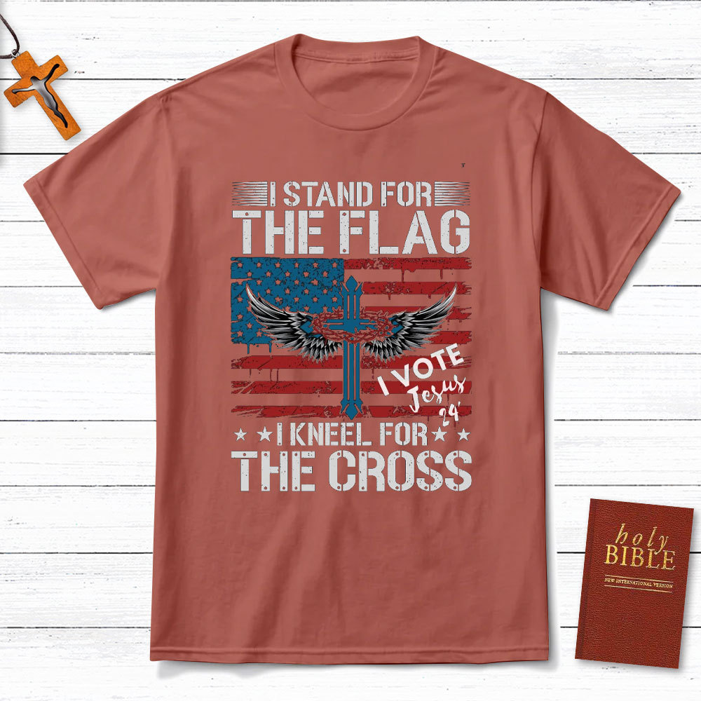 I Stand For The Flag Christian T-Shirt
