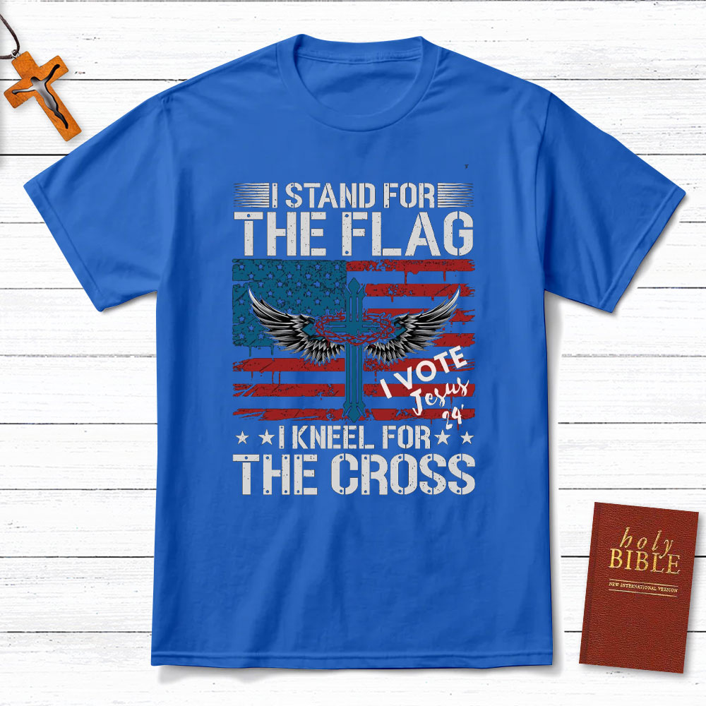I Stand For The Flag Christian T-Shirt