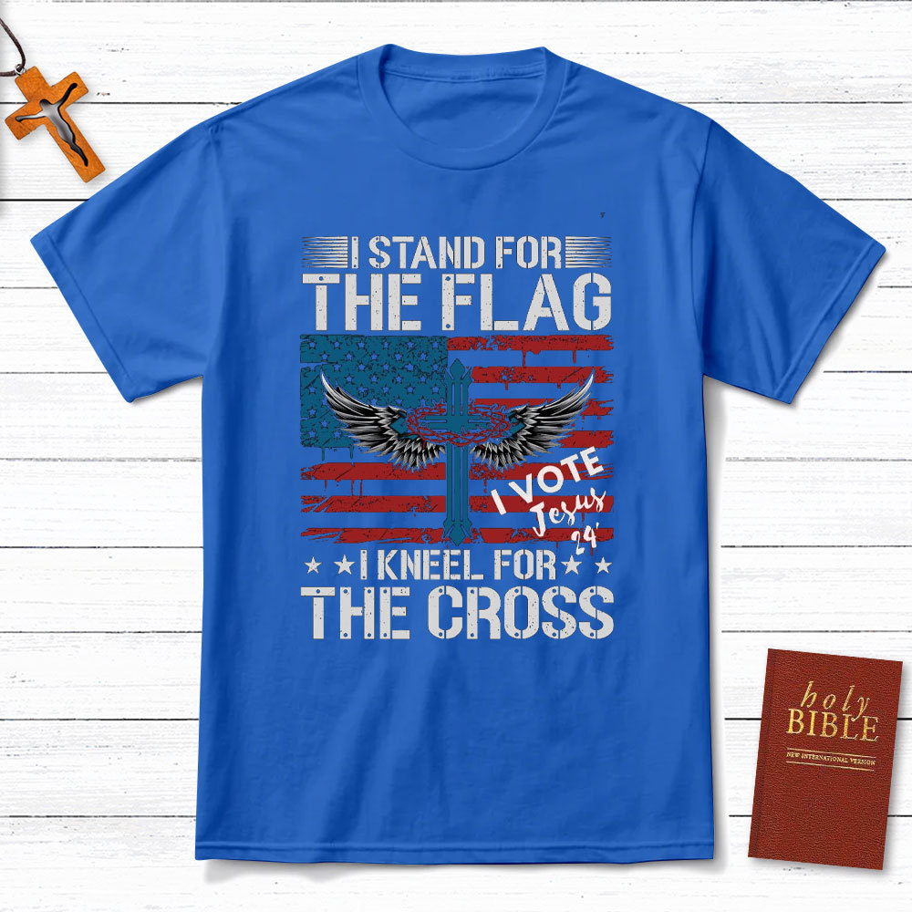 I Stand For The Flag Christian T-Shirt