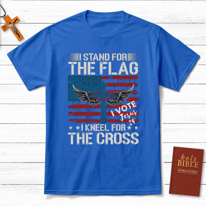 I Stand For The Flag Christian T-Shirt