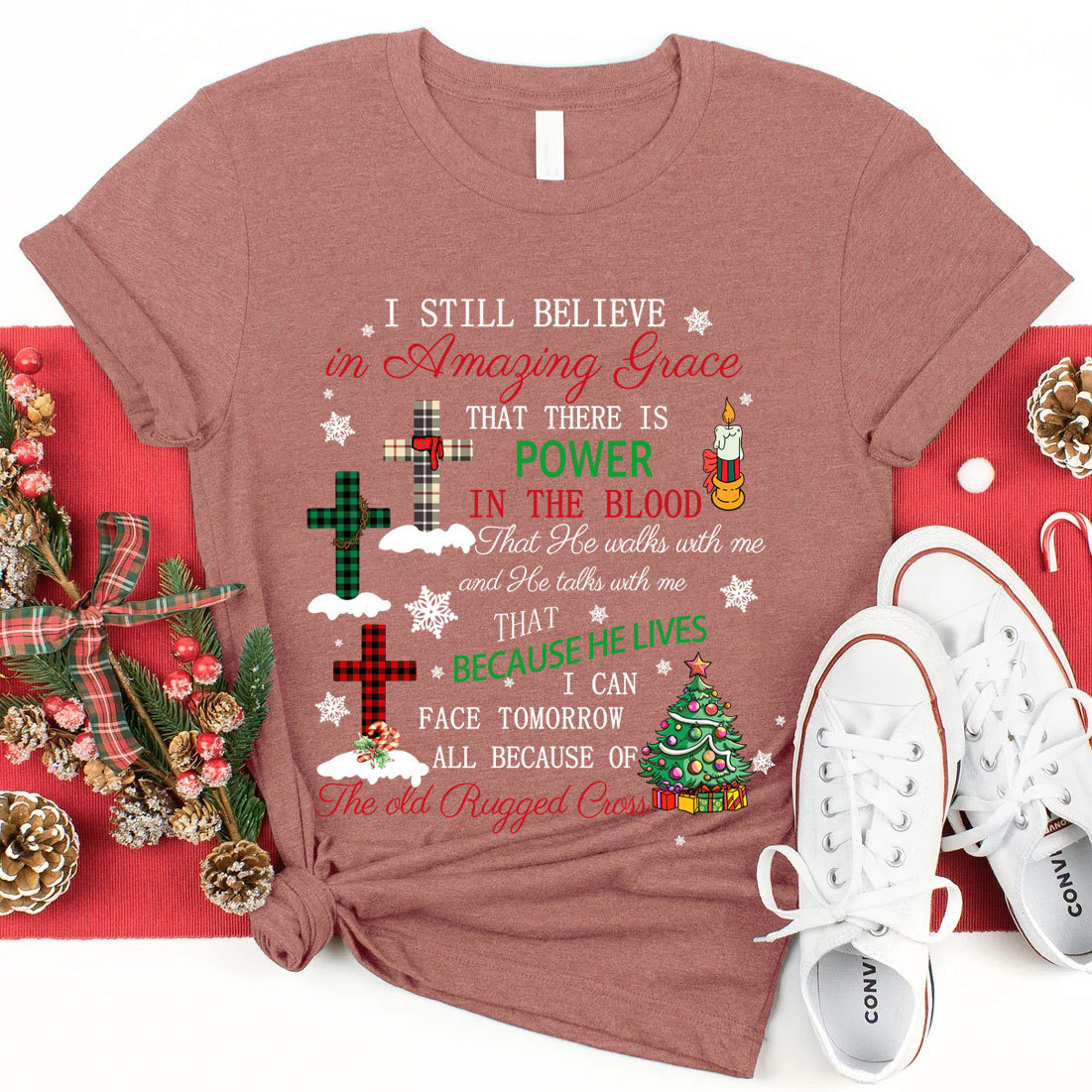 I Still Believe In Amazing Grace Christian T-Shirt