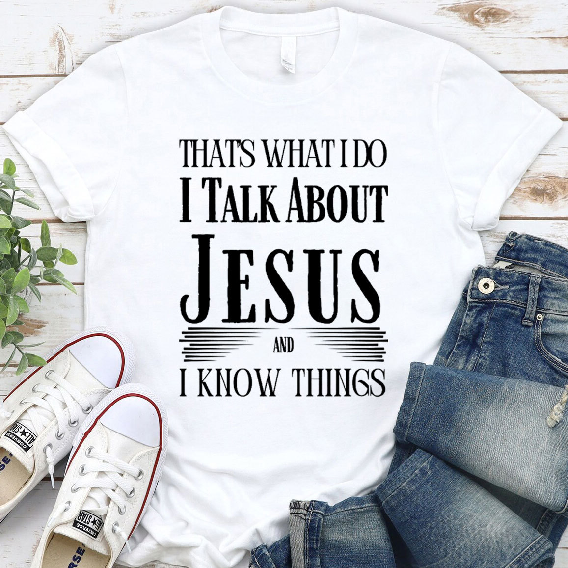 I Talk About Jesus Christian T-Shirt