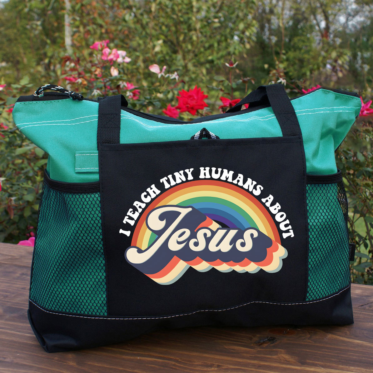I Teach Tiny  Hamans About Jesus Christian Tote Bag