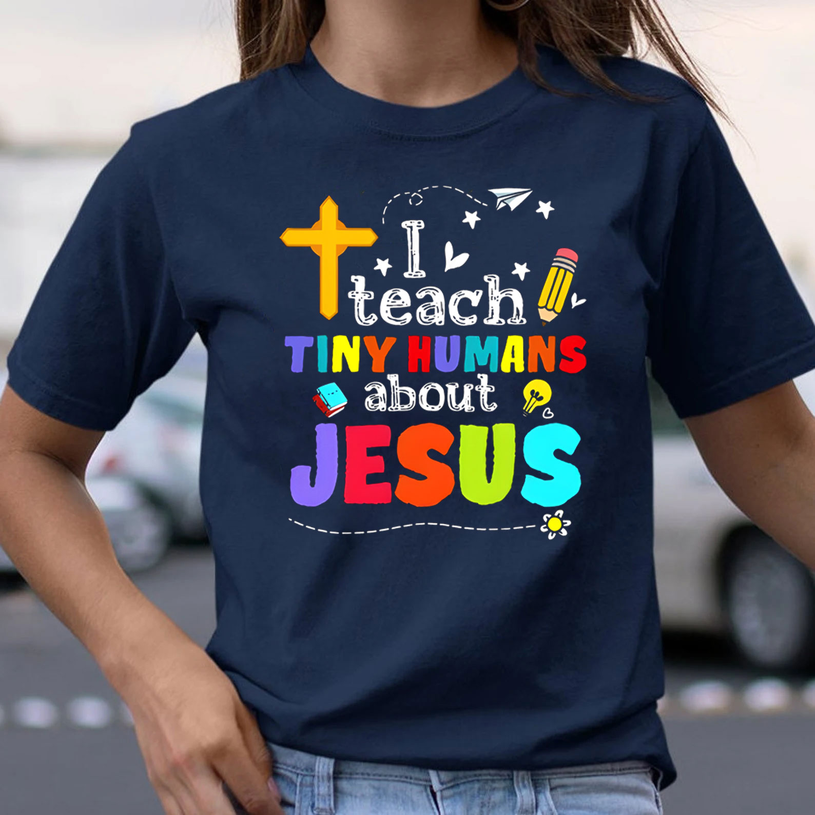 I Teach Tiny Humans About Jesus Christian T-Shirt