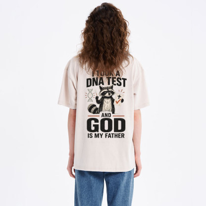 I Took A DNA Test And God Is My Father Christian Washed T-Shirt