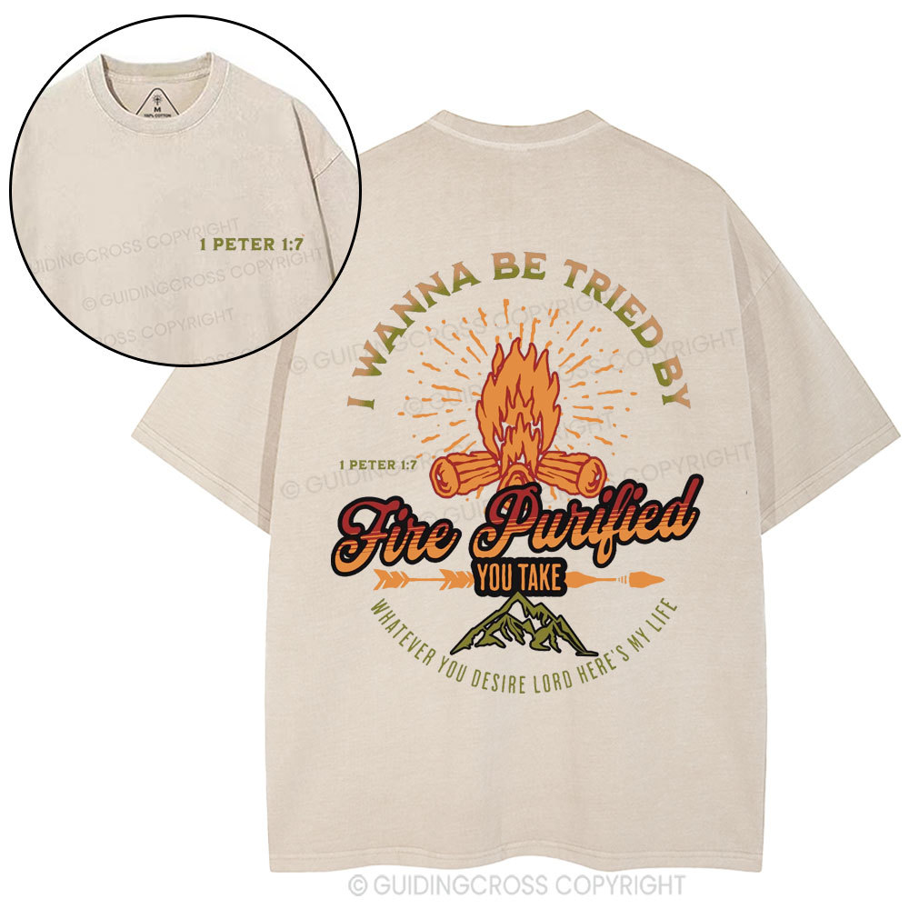 I Wanna Be Tried By Whatever You Desire Lord Washed T-Shirt