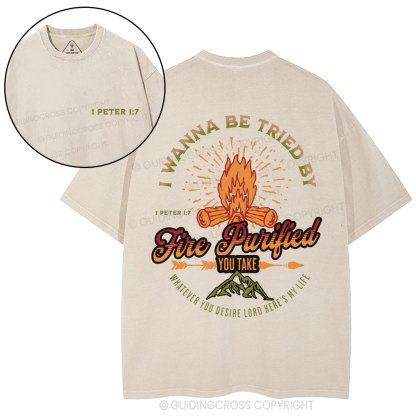 I Wanna Be Tried By Whatever You Desire Lord Washed T-Shirt